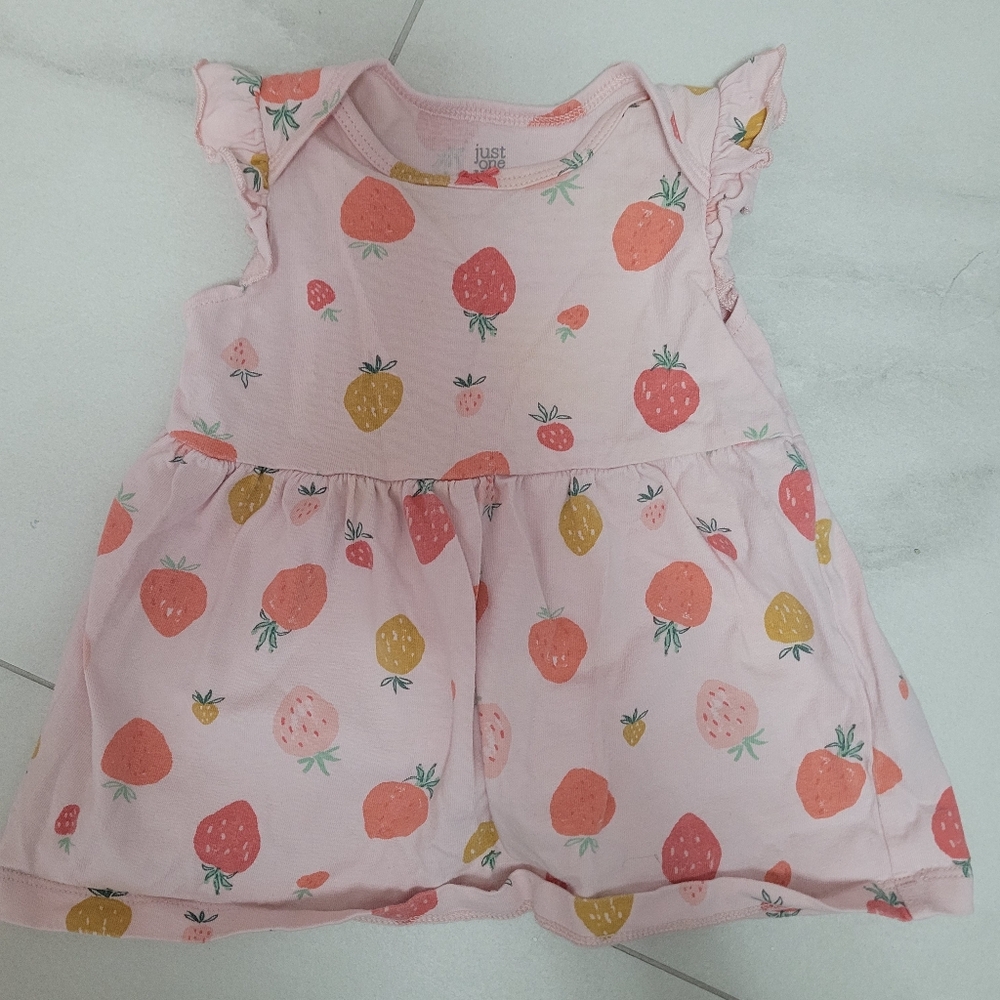 Baby Girl Cotton Dress with Bloomers